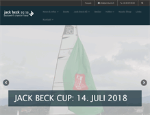 Tablet Screenshot of jack-beck.ch